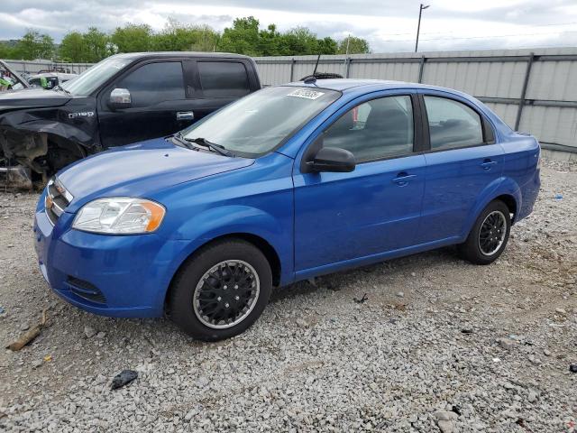 KL1TD5DEXAB094437 - 2010 CHEVROLET AVEO LS BLUE photo 1