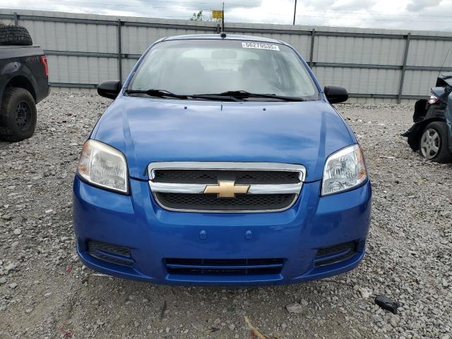 KL1TD5DEXAB094437 - 2010 CHEVROLET AVEO LS BLUE photo 5