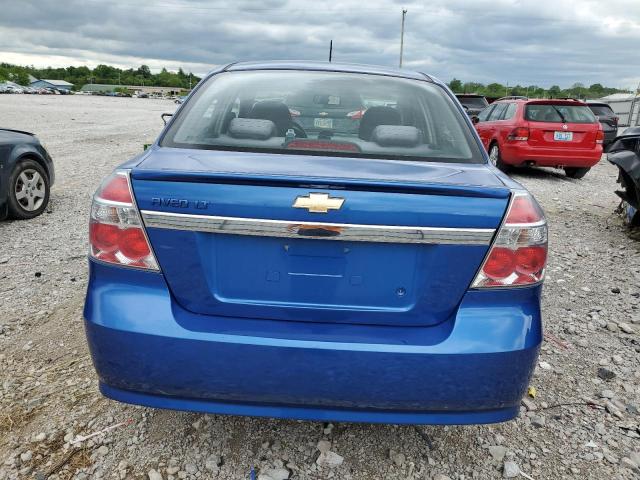 KL1TD5DEXAB094437 - 2010 CHEVROLET AVEO LS BLUE photo 6