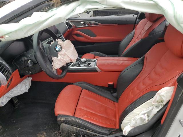 WBABC4C01NCJ60927 - 2022 BMW M850XI WHITE photo 7