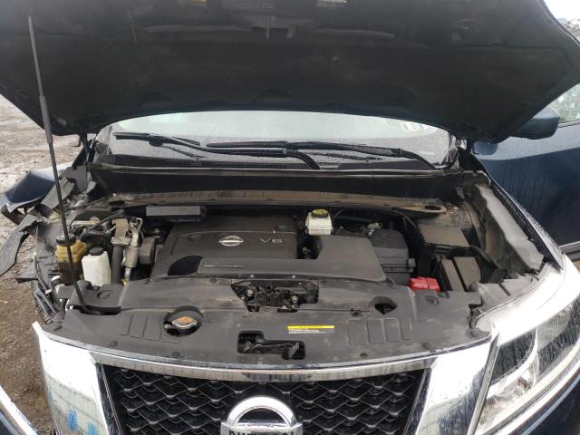 5N1AR2MM7FC686284 - 2015 NISSAN PATHFINDER S BLUE photo 12