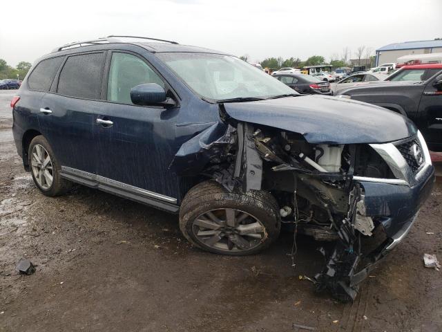5N1AR2MM7FC686284 - 2015 NISSAN PATHFINDER S BLUE photo 4