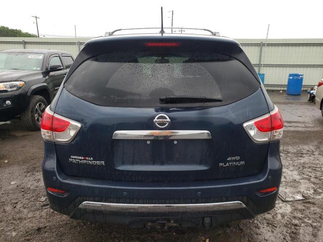5N1AR2MM7FC686284 - 2015 NISSAN PATHFINDER S BLUE photo 6