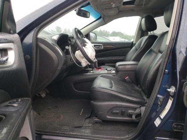 5N1AR2MM7FC686284 - 2015 NISSAN PATHFINDER S BLUE photo 7