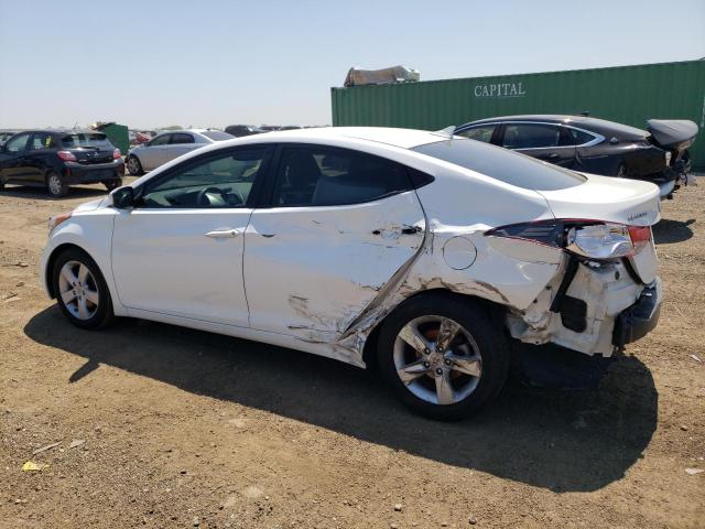 5NPDH4AE6DH308472 - 2013 HYUNDAI ELANTRA GLS WHITE photo 2