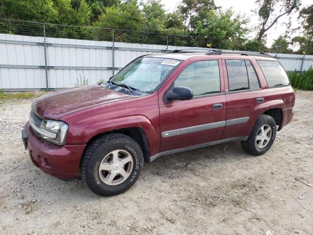 1GNDS13S842447434 - 2004 CHEVROLET TRAILBLAZE LS BURGUNDY photo 1