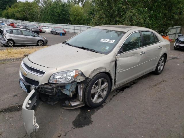 1G1ZC5E04CF148148 - 2012 CHEVROLET MALIBU 1LT BEIGE photo 2