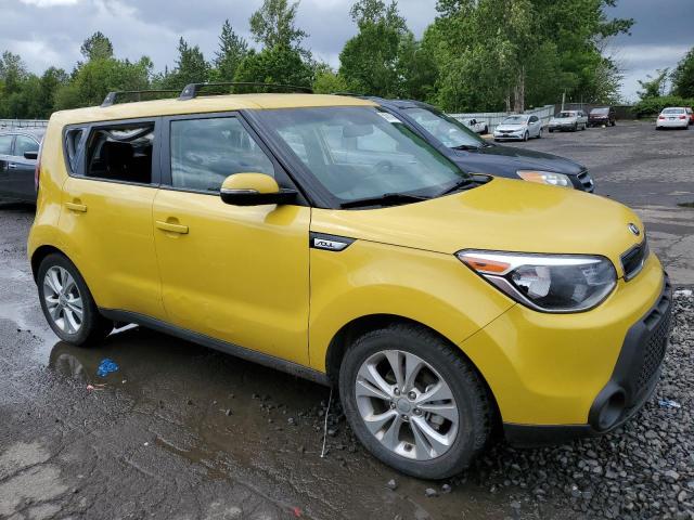 KNDJP3A52E7063210 - 2014 KIA SOUL + YELLOW photo 4