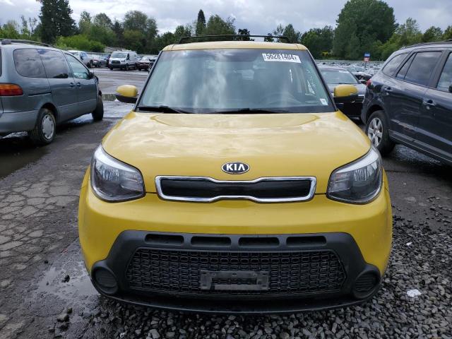 KNDJP3A52E7063210 - 2014 KIA SOUL + YELLOW photo 5