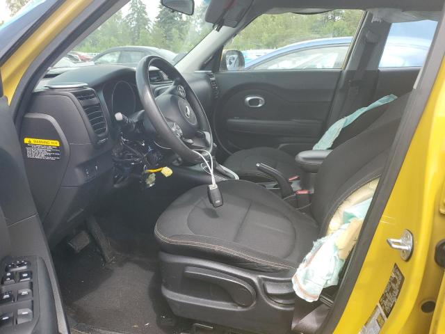 KNDJP3A52E7063210 - 2014 KIA SOUL + YELLOW photo 7