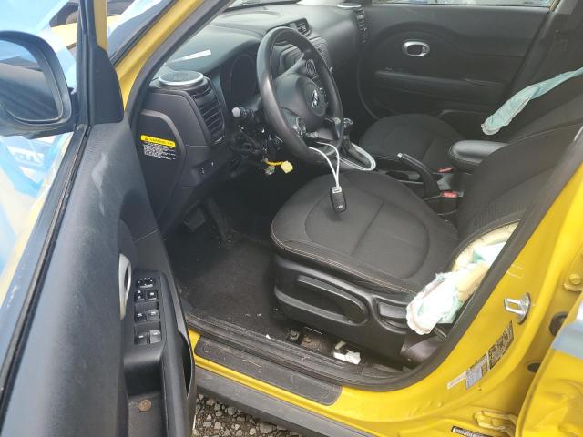 KNDJP3A52E7063210 - 2014 KIA SOUL + YELLOW photo 8