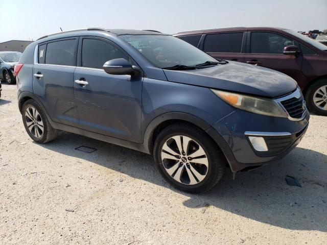 KNDPC3A28C7244773 - 2012 KIA SPORTAGE EX BLUE photo 4