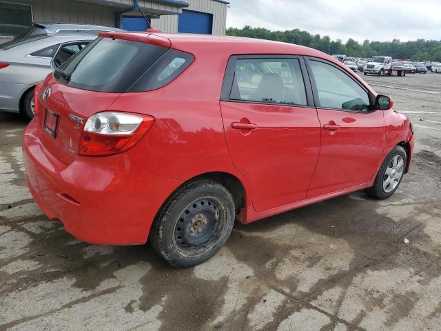 2T1LE40E89C001417 - 2009 TOYOTA COROLLA MA S RED photo 3