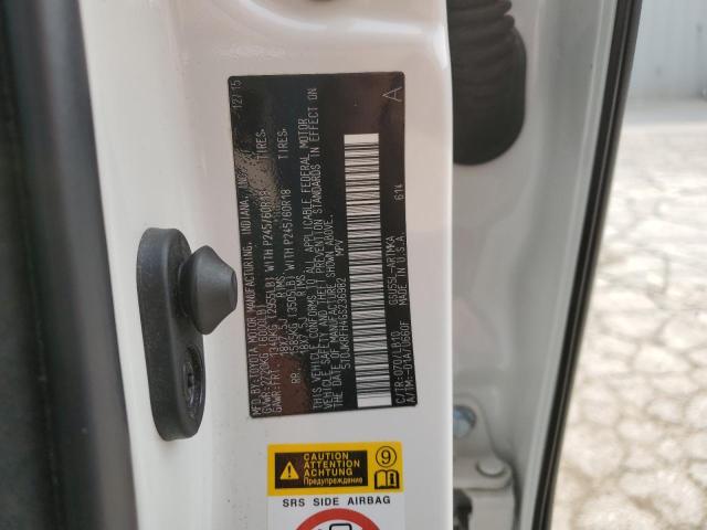 5TDJKRFH4GS236982 - 2016 TOYOTA HIGHLANDER XLE თეთრი ფოტო 13