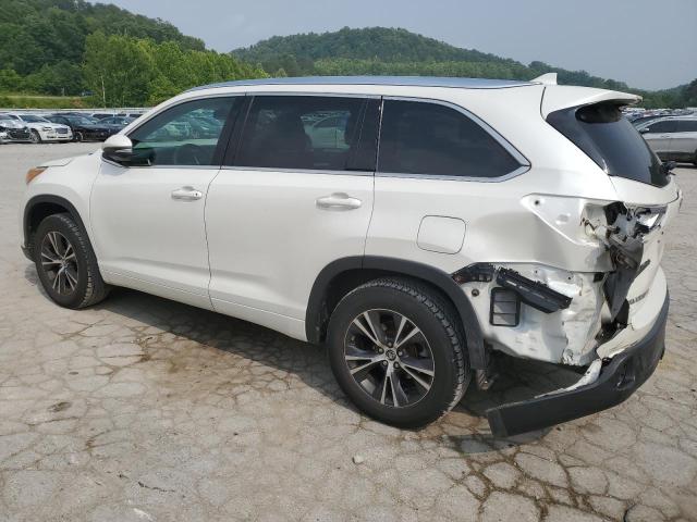 5TDJKRFH4GS236982 - 2016 TOYOTA HIGHLANDER XLE თეთრი ფოტო 2