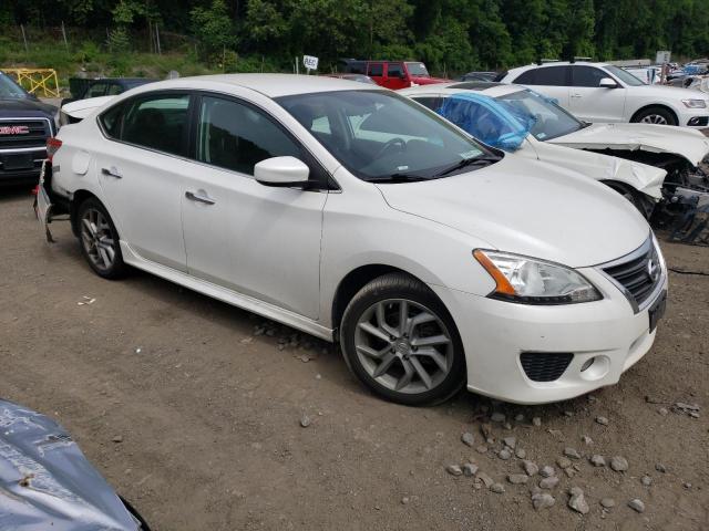 3N1AB7AP7DL673804 - 2013 NISSAN SENTRA S WHITE photo 4