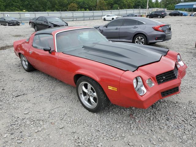 1S87U8L597045 - 1978 CHEVROLET CAMERO RED photo 4