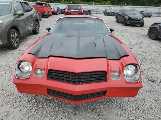 1S87U8L597045 - 1978 CHEVROLET CAMERO RED photo 5