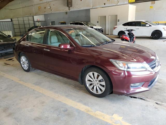 1HGCR2F8XDA196283 - 2013 HONDA ACCORD EXL BURGUNDY photo 4