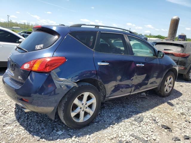 JN8AZ18U19W020182 - 2009 NISSAN MURANO S BLUE photo 3