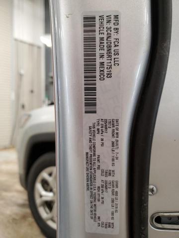 3C4NJDBN6RT175193 - 2024 JEEP COMPASS LATITUDE Արծաթագույն լուսանկար 12