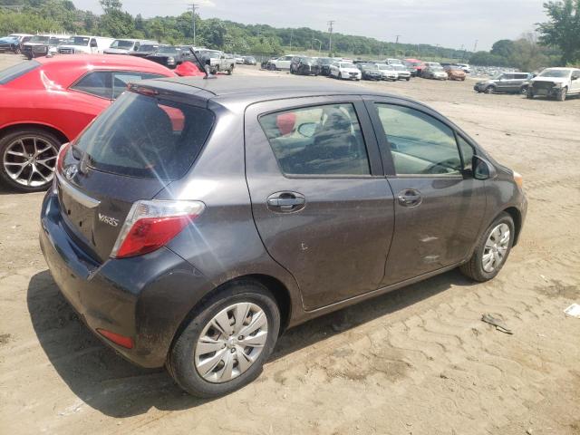 JTDKTUD32CD503361 - 2012 TOYOTA YARIS GRAY photo 3