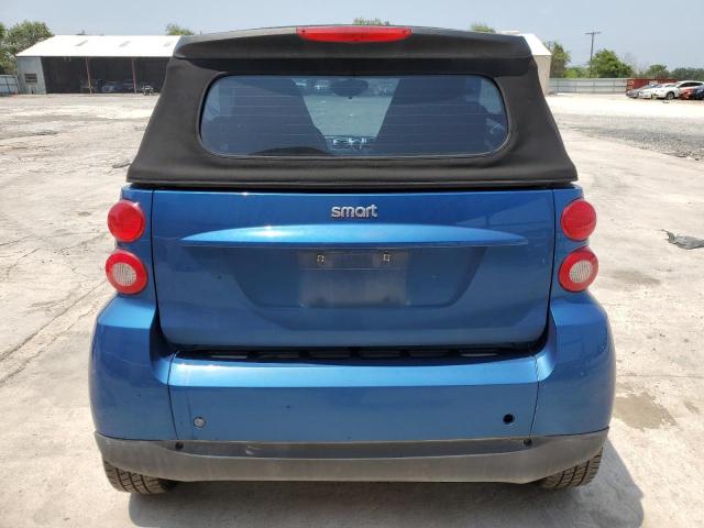 WMEEK31X48K192120 - 2008 SMART FORTWO PASSION BLUE photo 6