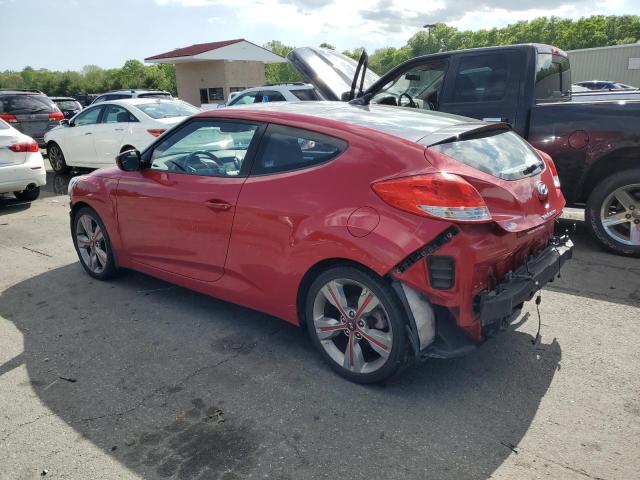 KMHTC6AD5GU290291 - 2016 HYUNDAI VELOSTER RED photo 2