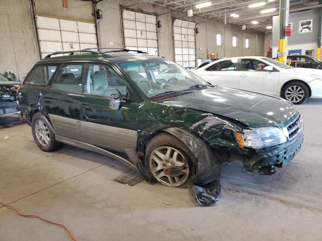 4S3BH675217671670 - 2001 SUBARU LEGACY OUTBACK AWP 绿色 照片 4