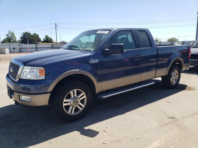 1FTPX14585NA31609 - 2005 FORD F150 BLUE photo 1