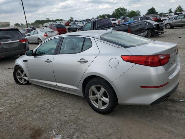 KNAGM4A73E5485540 - 2014 KIA OPTIMA LX SILVER photo 2