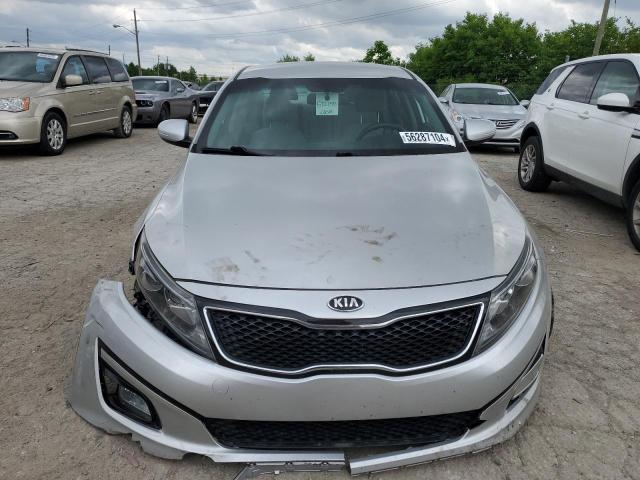 KNAGM4A73E5485540 - 2014 KIA OPTIMA LX SILVER photo 5