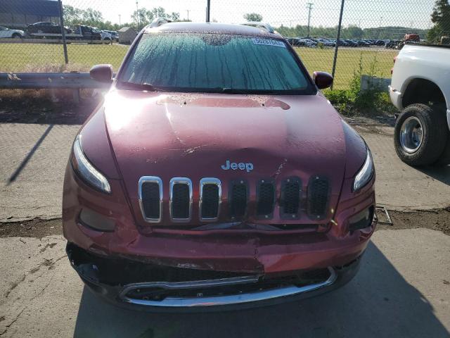 1C4PJMDB3GW124382 - 2016 JEEP CHEROKEE LIMITED MAROON photo 5