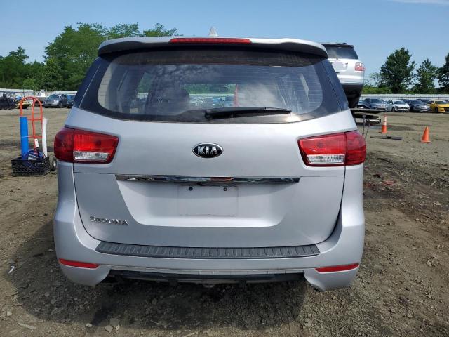 KNDMA5C1XJ6401523 - 2018 KIA SEDONA L GRAY photo 6