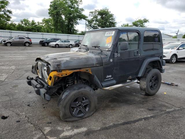 1J4FA29S16P749133 - 2006 JEEP WRANGLER / SE BLACK photo 1