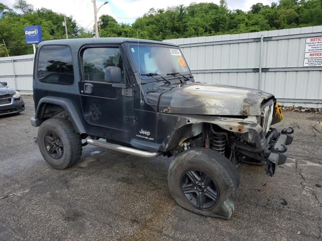 1J4FA29S16P749133 - 2006 JEEP WRANGLER / SE BLACK photo 4