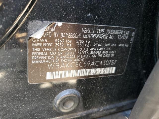 WBAKC8C59AC430757 - 2010 BMW 750 LI XDRIVE BLACK photo 12