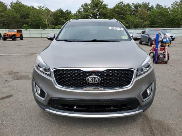 5XYPHDA58GG143100 - 2016 KIA SORENTO EX GRAY photo 5