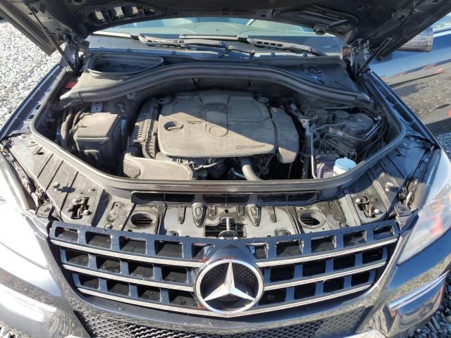 4JGDA5HB1EA435169 - 2014 MERCEDES-BENZ ML 350 4MATIC GRAY photo 12