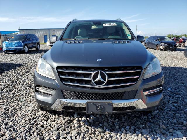 4JGDA5HB1EA435169 - 2014 MERCEDES-BENZ ML 350 4MATIC GRAY photo 5