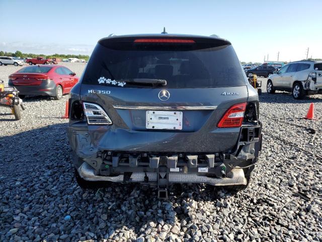 4JGDA5HB1EA435169 - 2014 MERCEDES-BENZ ML 350 4MATIC GRAY photo 6