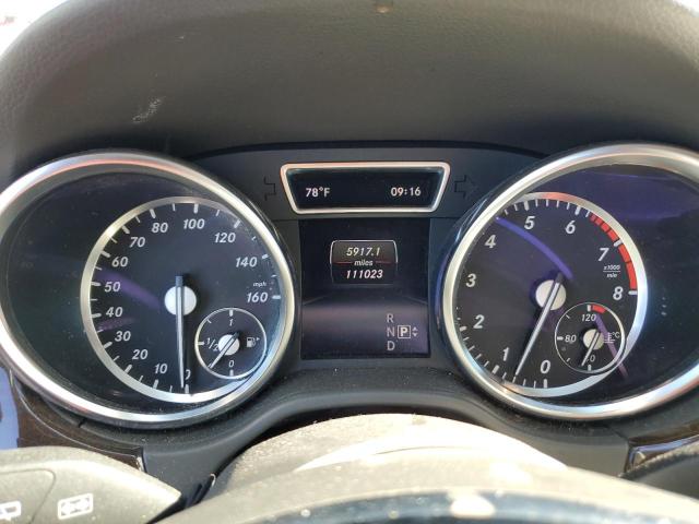 4JGDA5HB1EA435169 - 2014 MERCEDES-BENZ ML 350 4MATIC GRAY photo 9