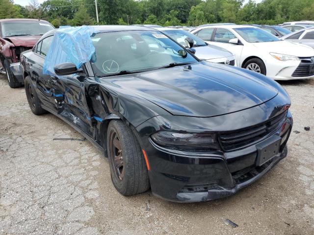 2C3CDXKT0KH743018 - 2019 DODGE CHARGER POLICE BLACK photo 4