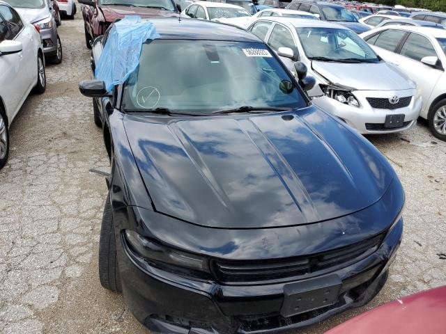 2C3CDXKT0KH743018 - 2019 DODGE CHARGER POLICE BLACK photo 5