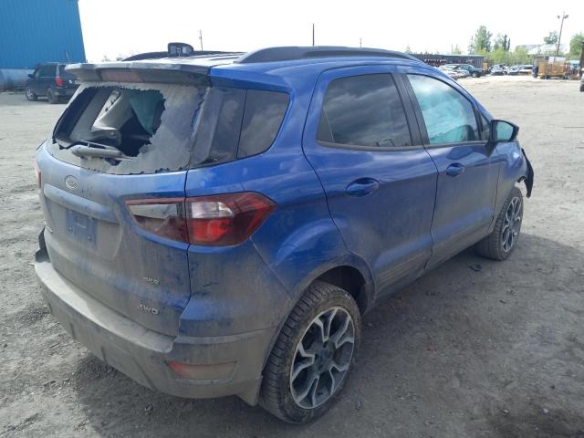 MAJ6S3JL8LC330797 - 2020 FORD ECOSPORT SES BLUE photo 3