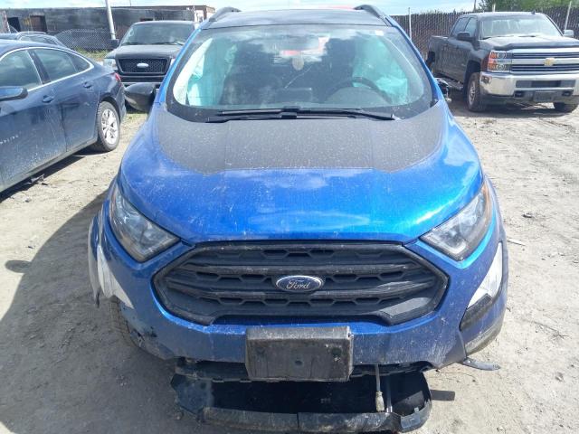 MAJ6S3JL8LC330797 - 2020 FORD ECOSPORT SES BLUE photo 5