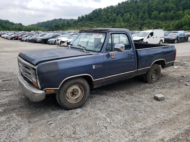 1B7FD04X1JS604765 - 1988 DODGE D-SERIES D100 BLUE photo 1