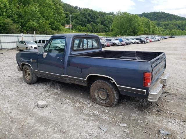 1B7FD04X1JS604765 - 1988 DODGE D-SERIES D100 BLUE photo 2