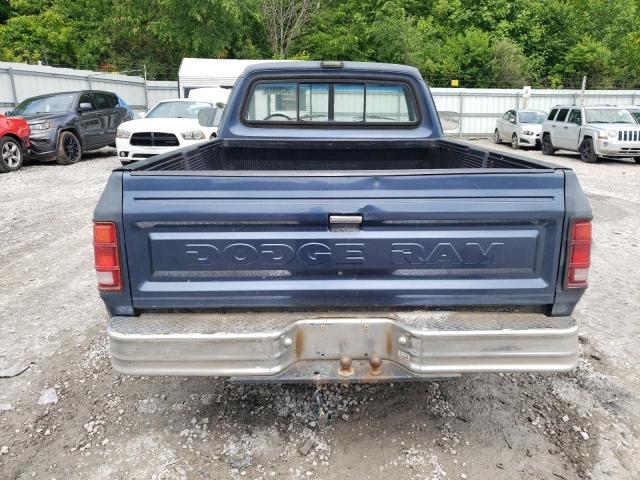 1B7FD04X1JS604765 - 1988 DODGE D-SERIES D100 BLUE photo 6