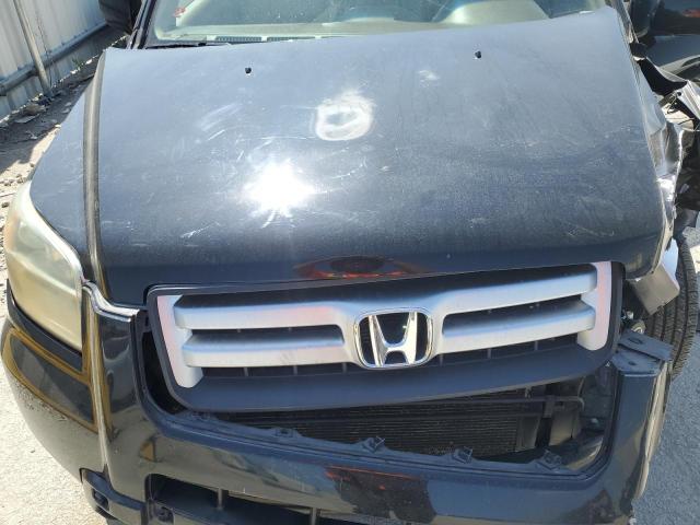 5FNYF28636B029797 - 2006 HONDA PILOT EX BLACK photo 12